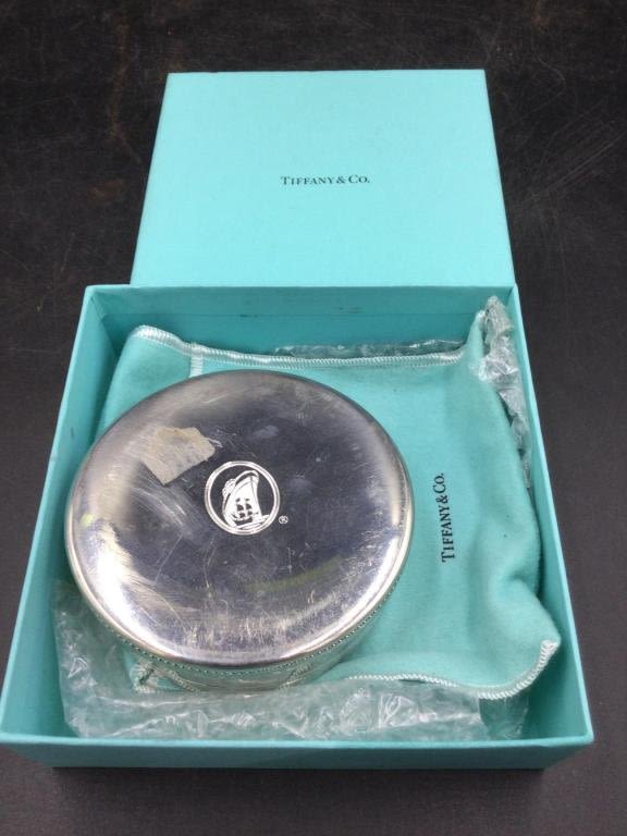 Lot 172: Tiffany and Co Round Box