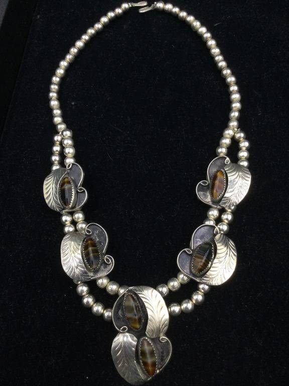 Lot 211: Native American Necklace