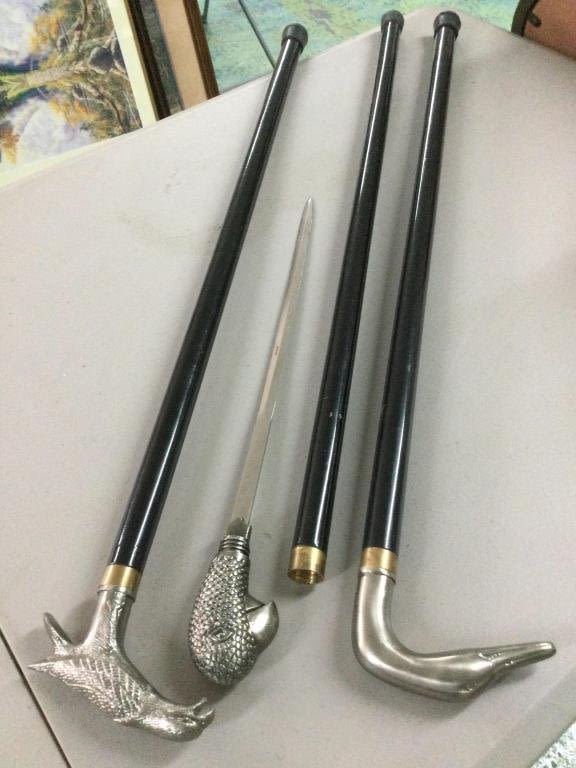 Lot 222: Sword Canes
