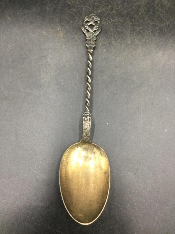 Lot 228: Vintage Large Sterling Spoon