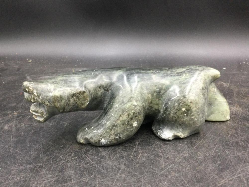 Lot 261: Carved Alaskian Polar Bear