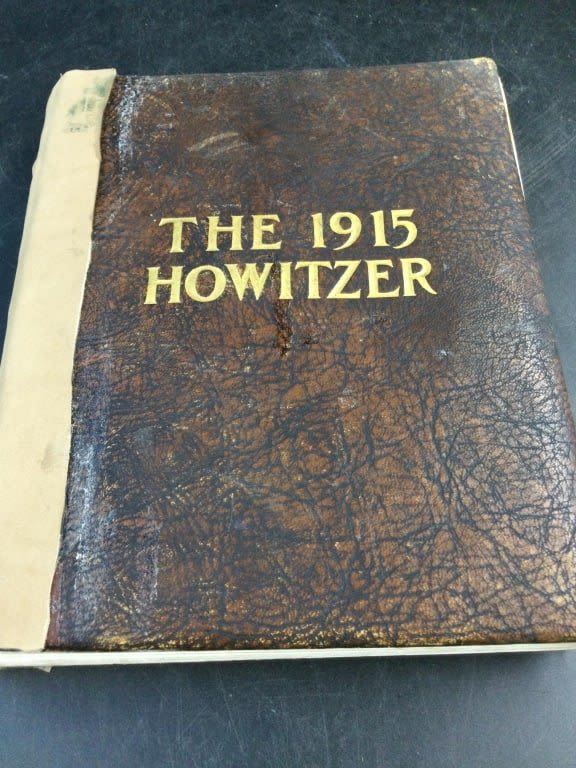 Lot 159: Vintage 1915 Howitzer Book