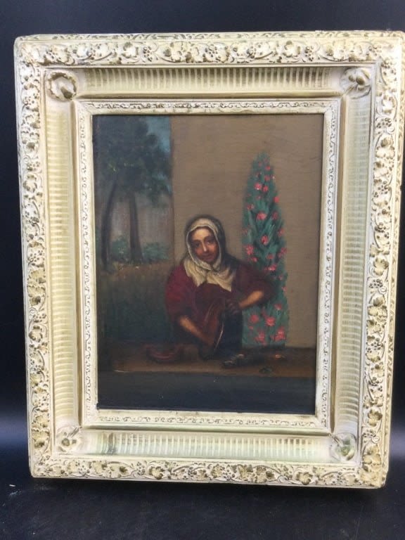 Lot 162: Vintage Oil Painting