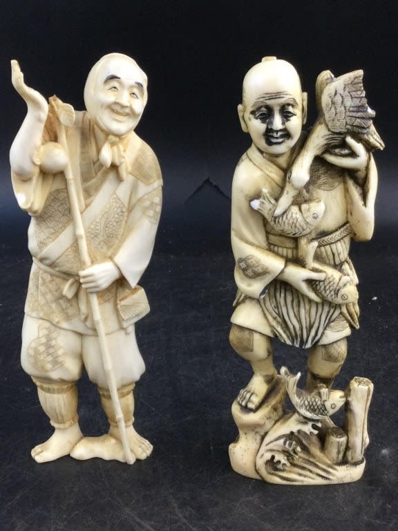 Lot 181: Vintage Carved Figures