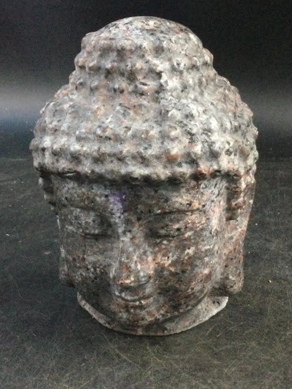 Lot 223: Carved Wooperlite  Face