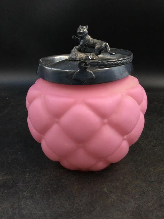 Lot 228: Vintage Biscuit Jar