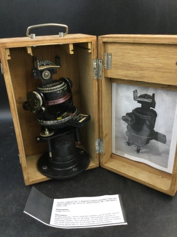Lot 278: Vintage Military Compass with Original Box