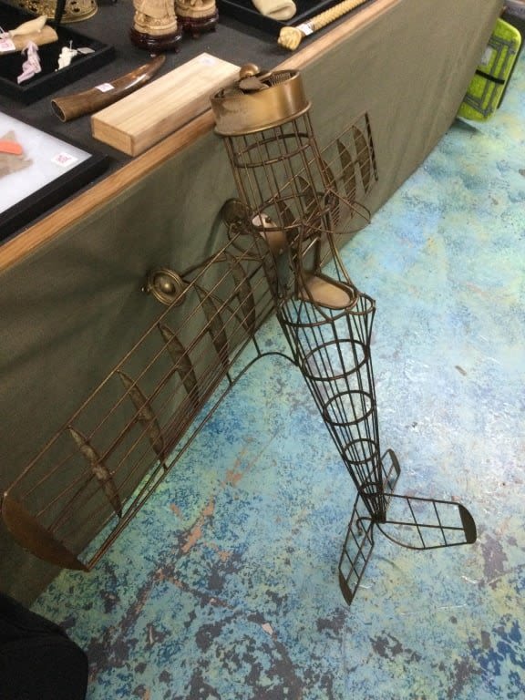 Lot 293: Curtis Gere 1987 Mid Century Airplane Sculpture