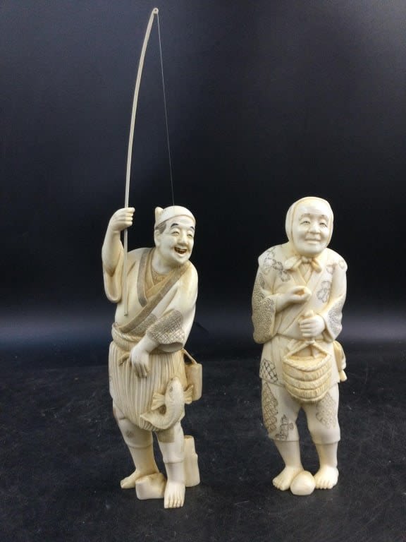 Lot 299: Vintage Carved Men