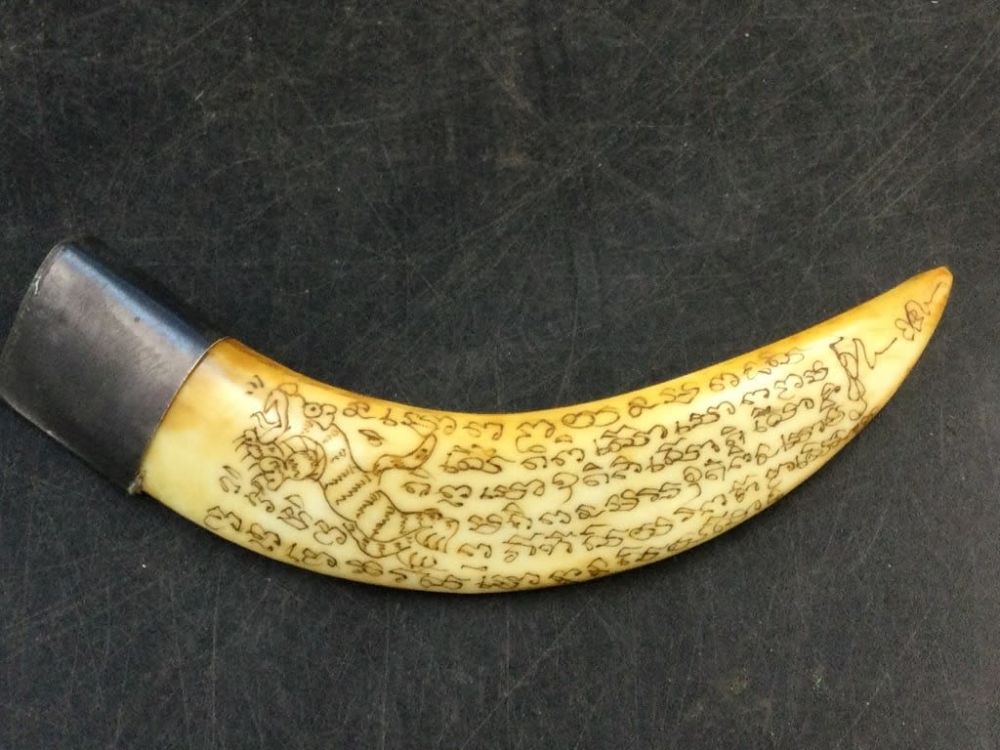 Lot 302: Scrimshaw Tooth