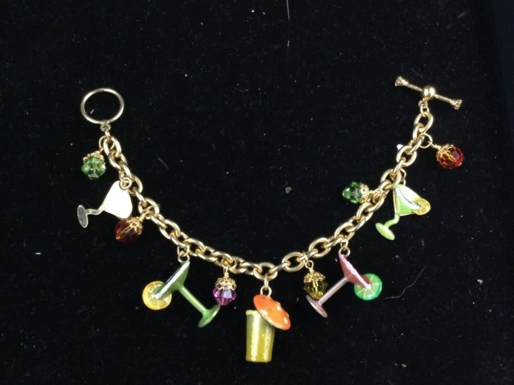 Lot 202: Lunch at the Ritz Charm Bracelet