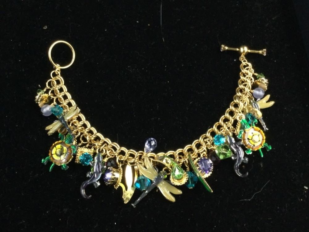 Lot 203: Lunch at the Ritz Charm Bracelelt