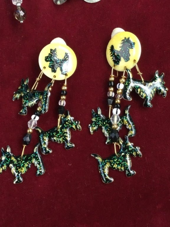Lot 209: Lunch at the Ritz Earrings