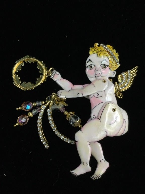Lot 234: Lunch at Ritz Pin/Pendant "I'm No Angel"