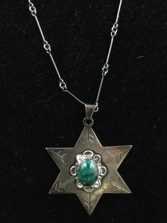 Lot 247: Sterling Silver Chain and Pendant
