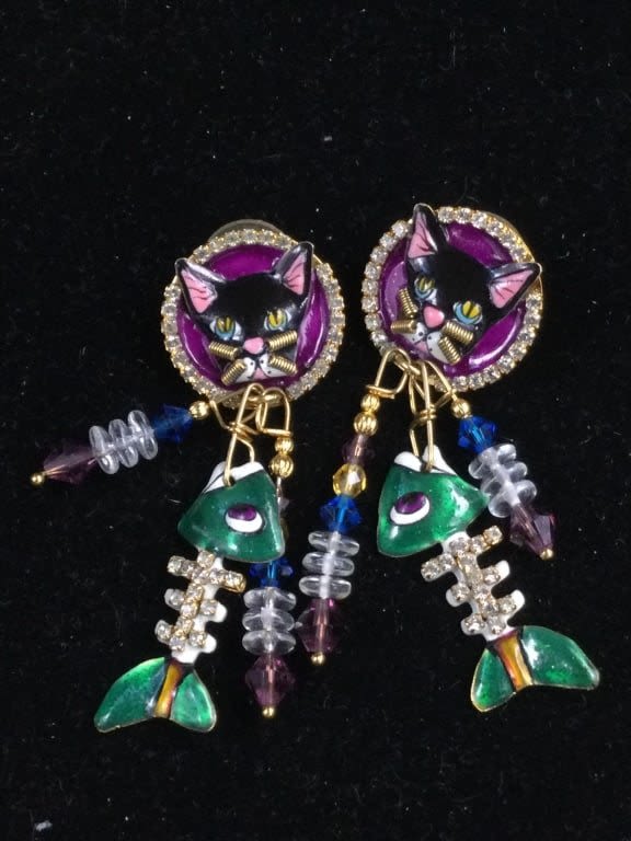 Lot 261: Lunch at the Ritz Earrings