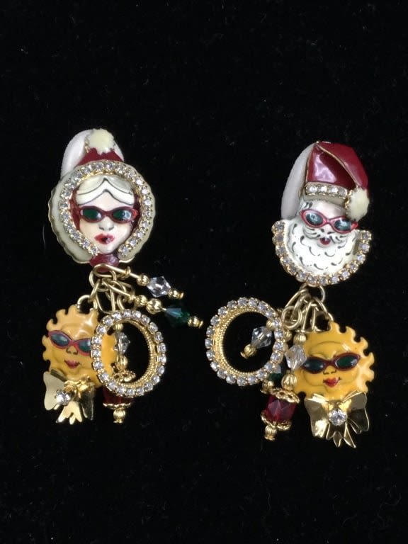 Lot 282: Lunch at the Ritz Earrings