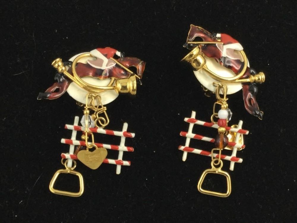 Lot 292: Lunch at the Ritz Earrings