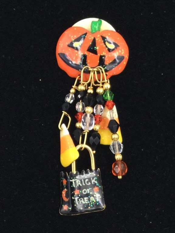 Lot 300: Lunch at the Ritz Pumpkin Brooch/Pin