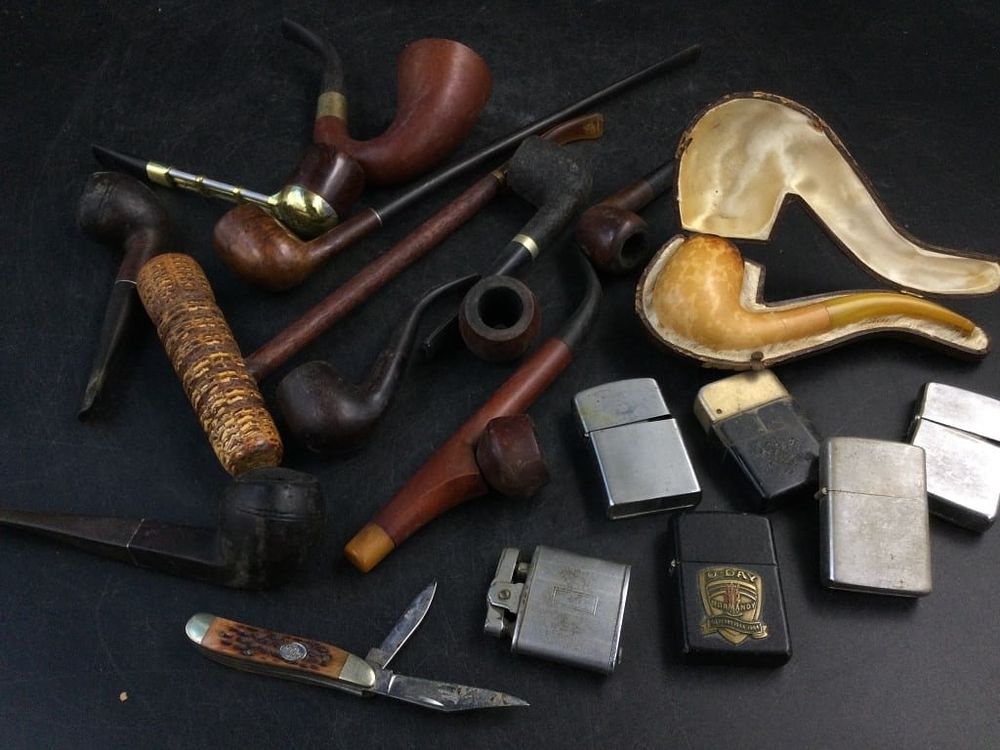 Lot 156: Vintage Pipes and More