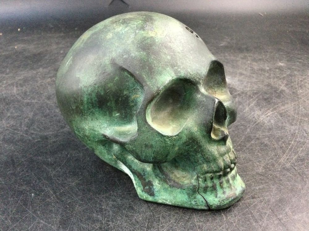 Lot 159: Vintage Skull Bronze?