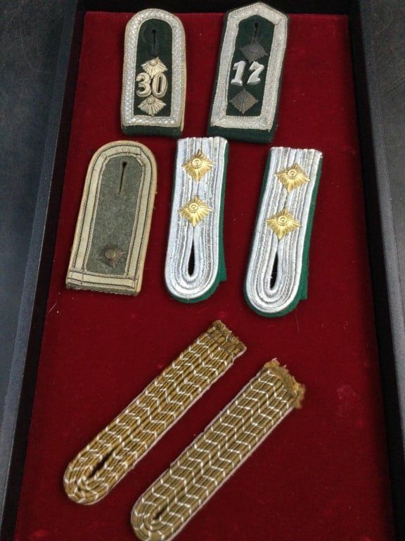 Lot 161: Vintage German Shoulder Boards