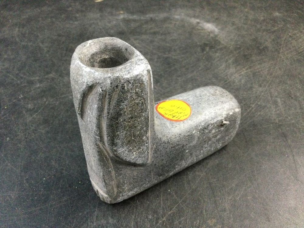 Lot 177: Vintage Stone Pipe Artifact