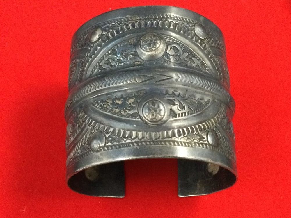 Lot 216: Sterling Arm Cuff Bracelet