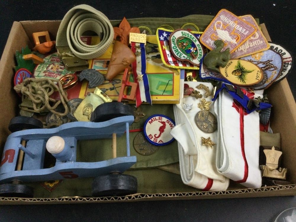 Lot 219: Huge lot of Boy Scout Items