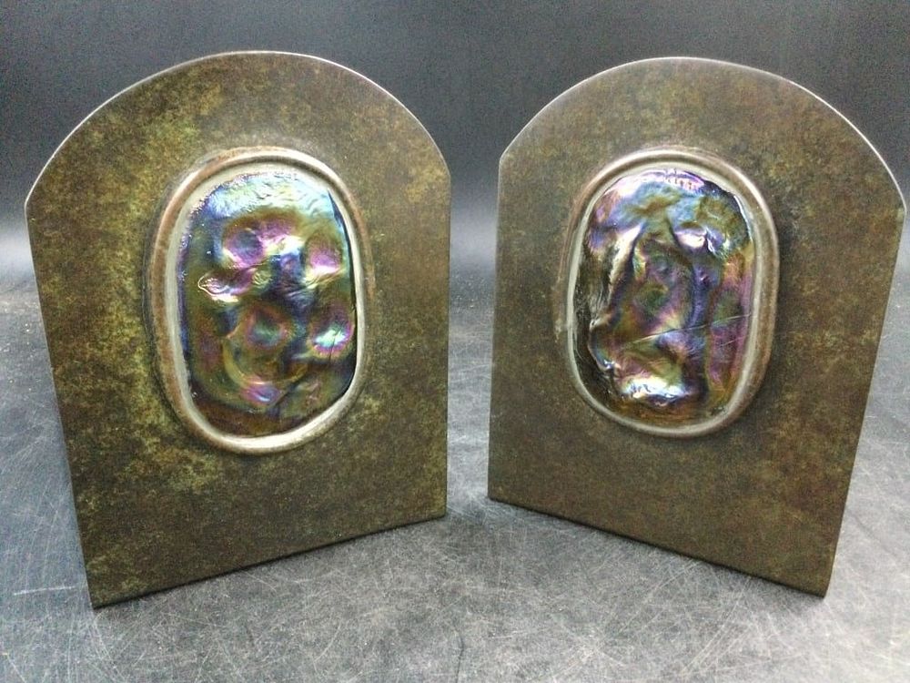 Lot 237: Tiffany Studios New York Bookends