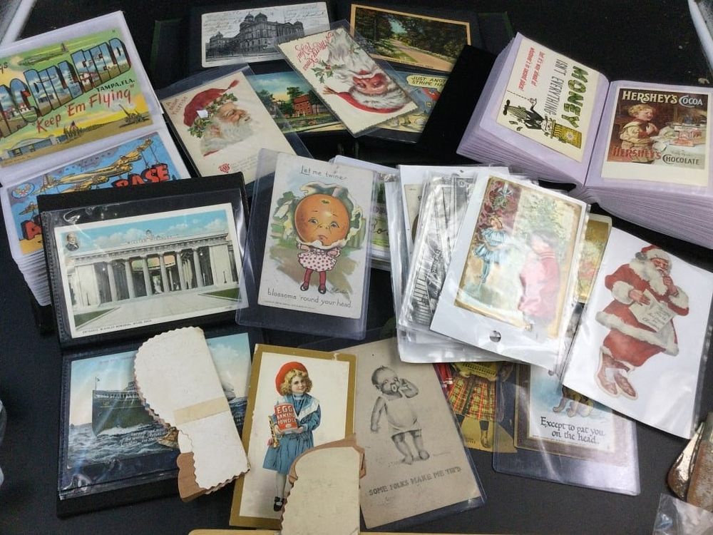 Lot 263: Huge Lot of Vintage Postcards