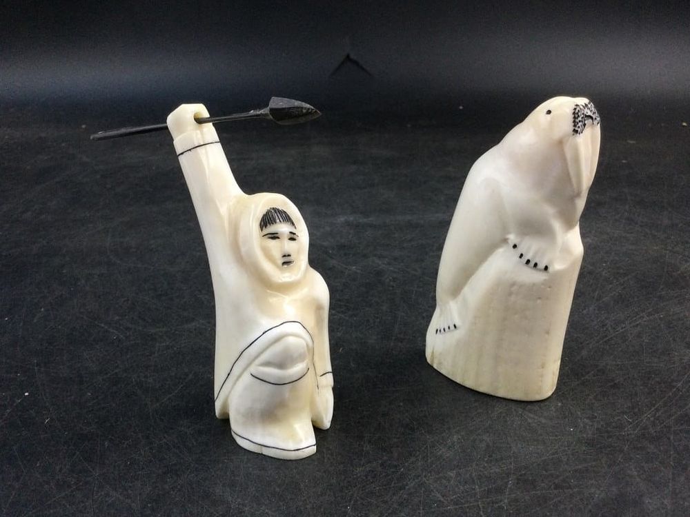 Lot 270: Carved Whale Teeth