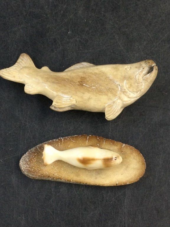 Lot 287: Fossilized Walrus Figures