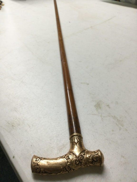 Lot 294: Vintage Gold Filled? Cane