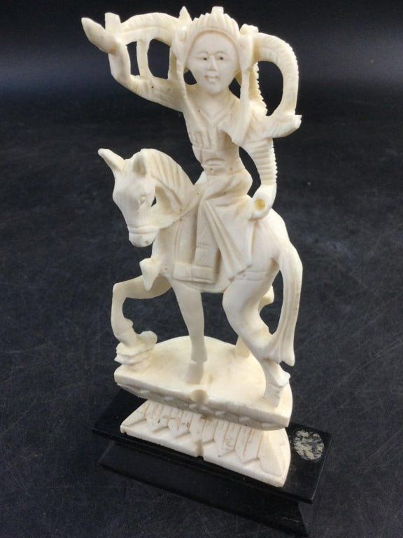 Lot 323: Carved Asian Statue