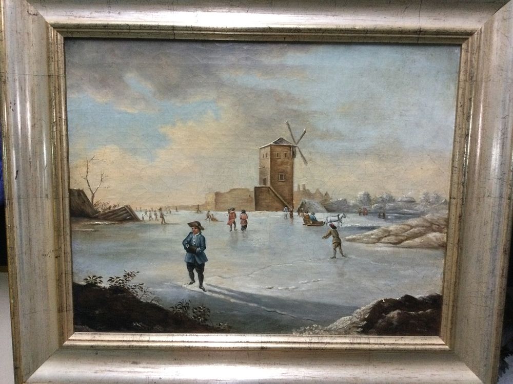 Lot 166: Vintage Dutch Painting