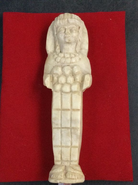 Lot 191: Carved Marble of Egyptian Figurine