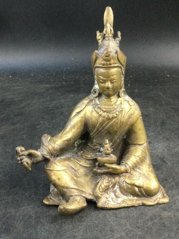 Lot 192: Vintage Brass Budha Figurine