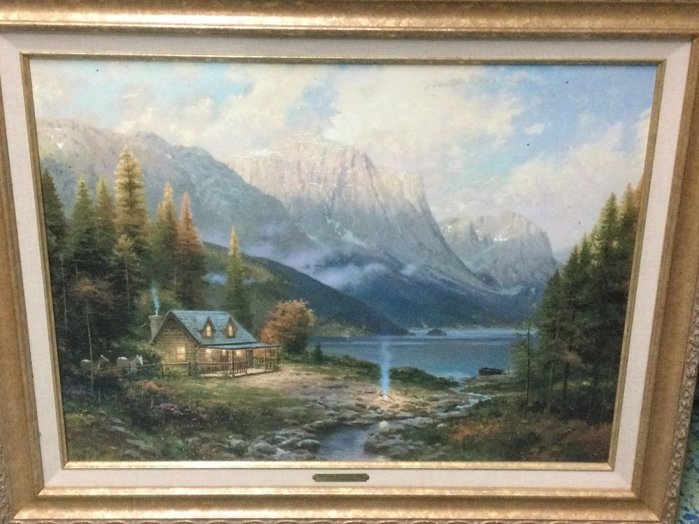 Lot 200: Thomas Kincaid "Beginning of a Perfect Day"