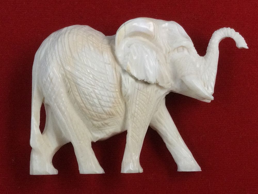Lot 245: Carved Ivory Mammoth