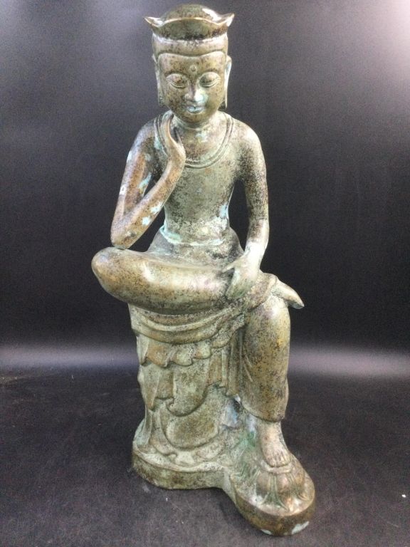 Lot 247: Korean Bronze Figure