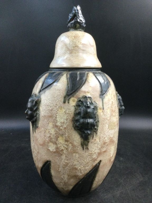 Lot 252: VTG Sylvain Hublet Handmade Belgian Earthenware