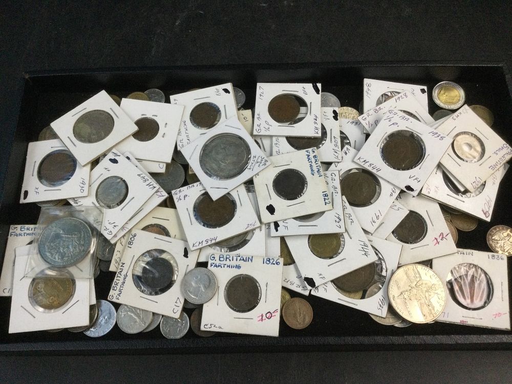 Lot 258: Vintage Foreign Coins