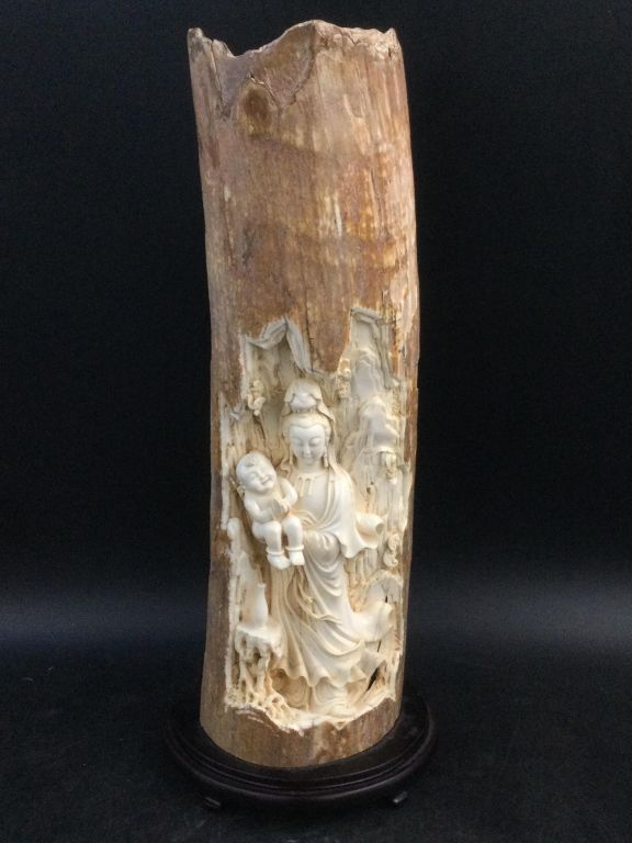 Lot 263: Large Fosslized Mammoth Ivory