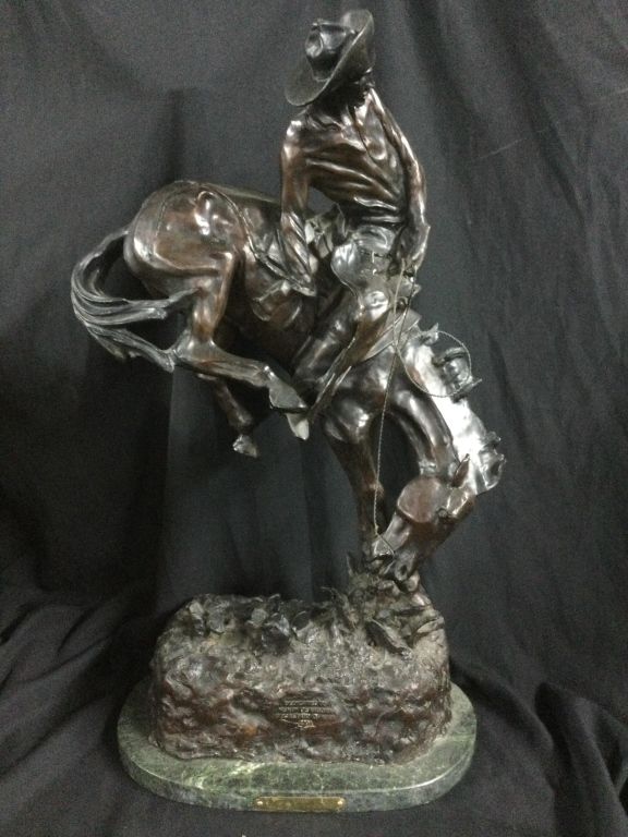 Lot 274: Frederic Remington Bronze "The Outlaw"