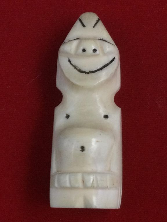 Lot 300: Carved Ivory Bilikin
