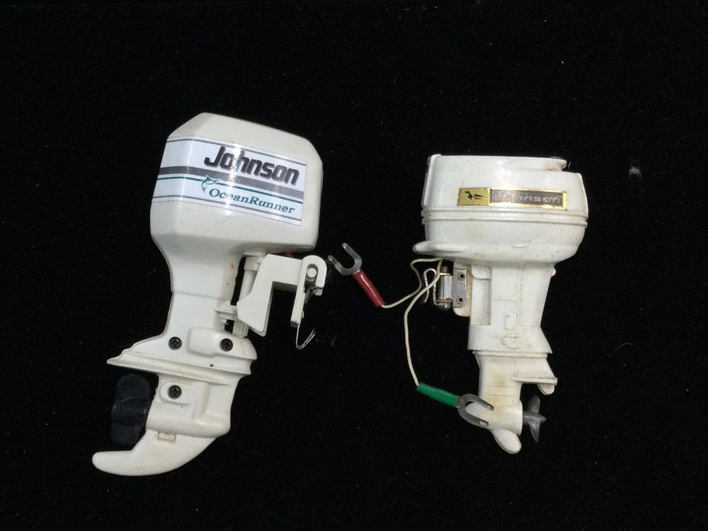Lot 167: Vintage Johnson Toy Boat Motors.