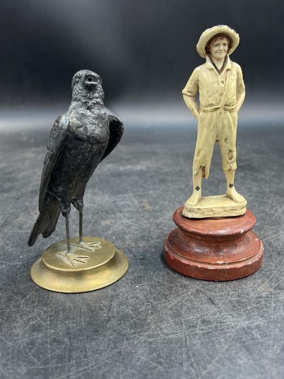 Lot 221: Antique Metal Figures