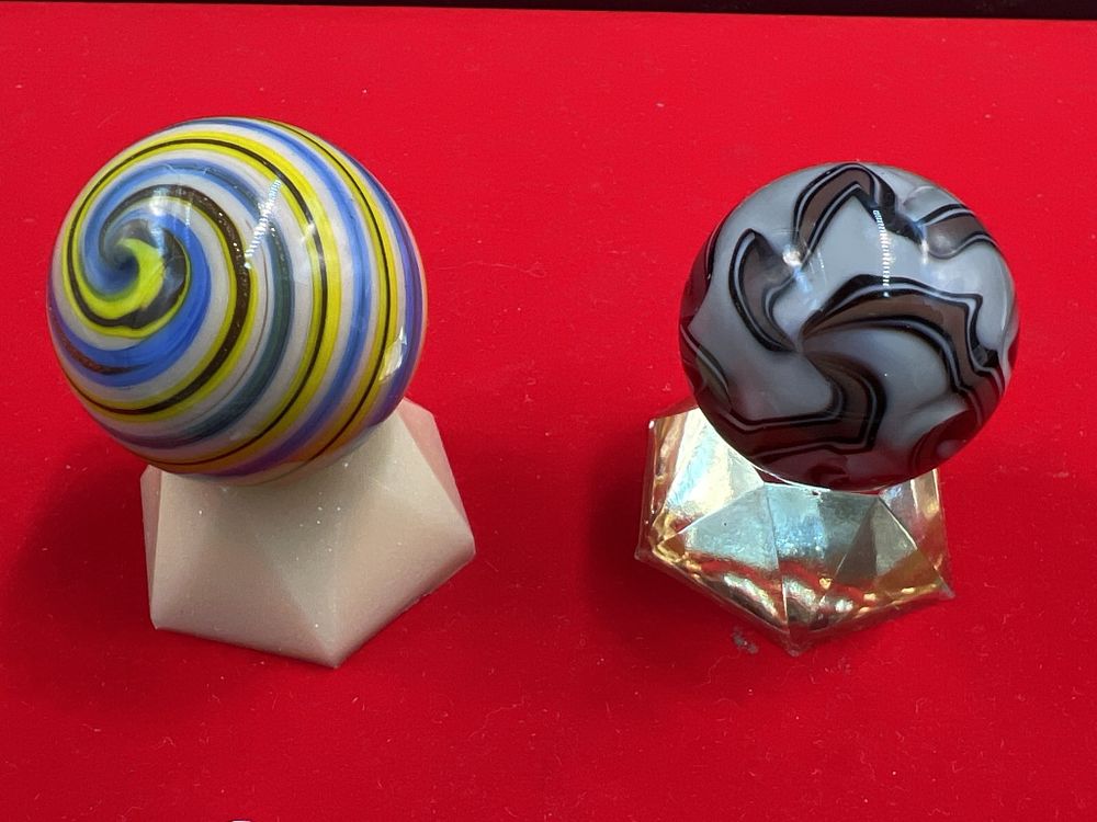 Lot 225: Art Glass Hand Made Marbles