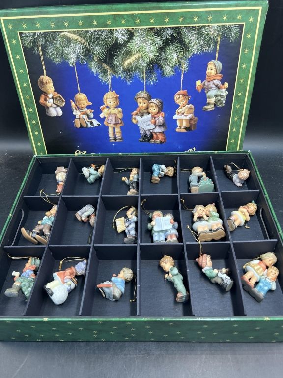 Lot 234: A Berta Hummel Christmas Ornaments